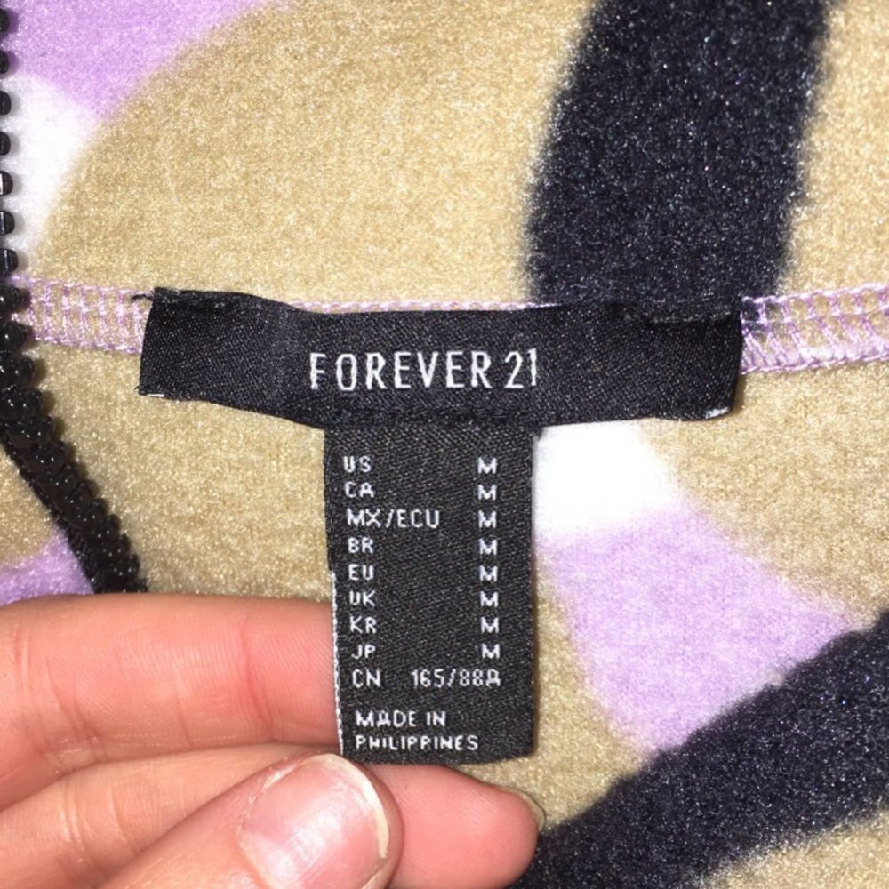 Fleece cropped pullover - Picture 2 of 2